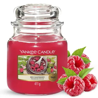 Yankee Candle Red Raspberry Duftkerze 411 g rot
