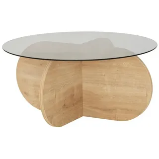 Asir Couchtisch Bubble 35x75 cm braun/schwarz - Braun/Schwarz