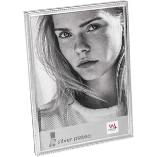 walther design Bilderrahmen silber 15 x 20 cm echt versilbert mit Anlaufschutz Cosima Portraitrahmen BH520S