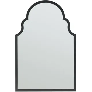 [en.casa] Wandspiegel Hämeenkyrö 90x60 cm Schwarz