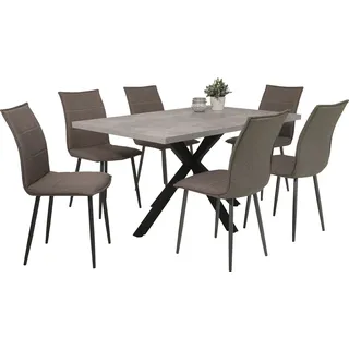 Hela Cleo I T 140 x 76 x 90 cm grau/schwarz