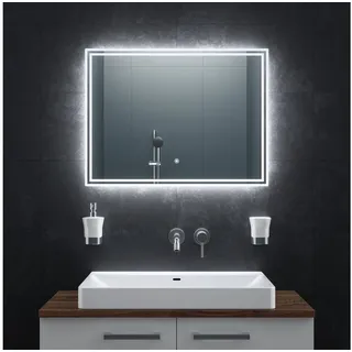 bringer-germany Bringer Badspiegel mit Beleuchtung - BRS107 - 80x60 cm