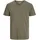 SPLIT NECK Slim Fit Short Sleeve Baumwolle