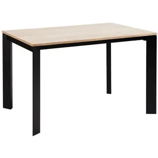 Mäusbacher Cantus Ausziehtisch, Schwarz, Eiche Artisan, Holzwerkstoff, rechteckig, eckig, cm, ausziehbar, in verschiedenen Größen erhältlich, Holzdekoren erhältlich, Esszimmer, Tische, Esstische Esstische ausziehbar