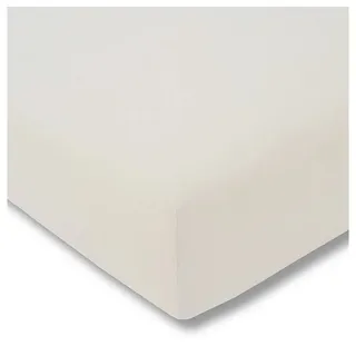 Spannbettlaken Zwirnjersey 6900 90 x 200 - 120 x 220 cm weiß