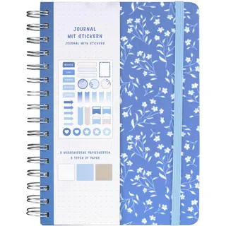 IDENA Notizbuch A5 Blau