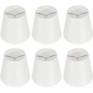 Satz Von 6 Clip Auf Kronleuchter Lampenschirm Klein, Lampenschirm Tischlampe, E14 Clip-Lampenschirmen Für Lampen, Leuchten, Kronleuchter Für Decke Pendelleuchte 14x13x13.1cm
