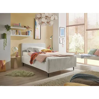 MID.YOU Polsterbett Peach ca. 120x200 cm Creme