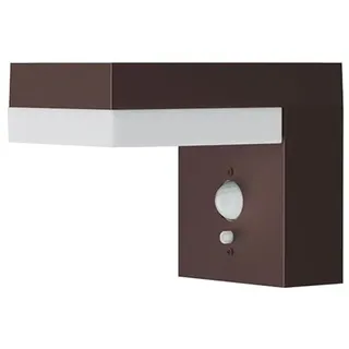 Lumisky CENOVA WALL CORTEN Solar-Wandleuchte, LED, warmweiß, mit Bewegungsmelder, Höhe 12,5 cm