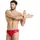 Mens Team Swim Briefs Solid Badehosen Slip Red-White 5 EU