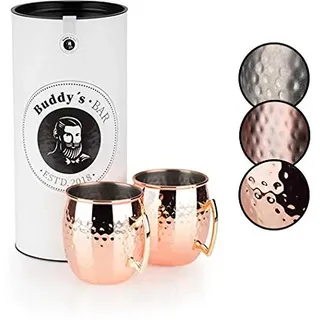Buddy ́s Bar Moscow Mule Becher 0,5 l Kupfer 2 St.