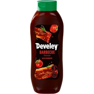 Develey – Barbecue Sauce – 1 x 875ml – Rauchig-fruchtig mit Ananassaft