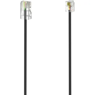 Hama DSL-Anschlusskabel, Modular-Stecker 8p4c] - Modular-Stecker 6p4c, 3 m, Telefon Zubehör