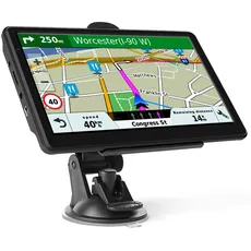 Navigationsgerät für Auto LKW: PKW Touchscreen 7 Zoll 8G 256M Navigation mit Sprachführung POI Blitzerwarnung Lebenslanges kostenloses Kartenupdate für 52 Länder