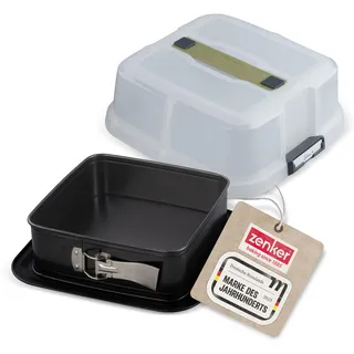 Zenker Click & Go Quadratische Springform mit Haube 24 x 24 x 8 cm