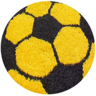 Ayyildiz Kinderteppich Fun gelb, Ø ca. Ø:120cm,
