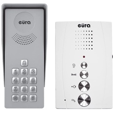 Bild Türsprechanlage Gegensprechanlage Eura Adp-38A3 Entra Weiss, Freisprechstelle, Kombinationschloss, 4 Draht