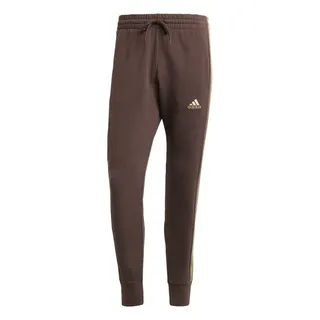 Adidas »ESSENTIALS FRENCH TERRY TAPERED CUFF 3-Stripes Pants, Herren Hose, Shadow Brown,