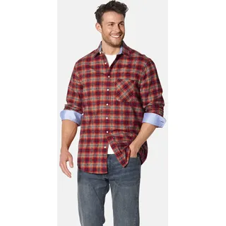Babista Langarmhemd »Flanellhemd FLOREVERTI«, 1 Stk. aus weichem Flanell, rot