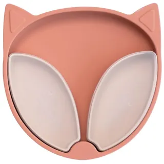 Tidy Tot Saugnapf teller für Babys. Inklusive Töpfe mit Deckeln. Idealer Babyteller für die Entwöhnung von Säuglingen. Starke Saugkraft am Babyteller für rutschfestes Füttern. Designs Eule oder Fuchs