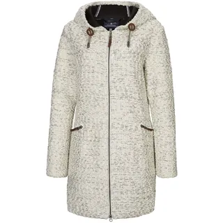 G.I.G.A. DX BY KILLTEC, Roshana - Strickparka mit Kapuze - Parka In Strickoptik - Plüschjacke, Weiß, 40