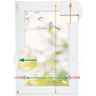 Plissee Estika ohne Bohren – 30 cm x 80 cm – Hellgrau – Einfache Montage mit Klemmen - Hellgrau