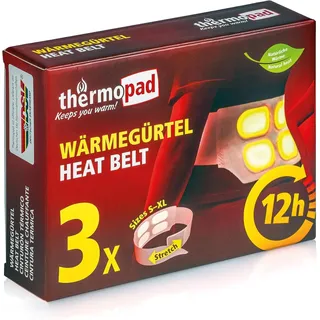ThermoPad Wärmegürtel 3 Wärmegürtel für den Rücken (12h / Stretch)