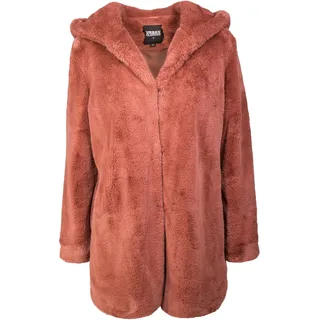 URBAN CLASSICS Ladies Hooded Teddy Coat (TB2375)