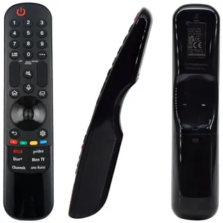 azurano Universal Fernbedienung für alle LG Magic Remote 2024-2015 OLED NanoCell QNED 8K 4K UHD HD TV - OHNE Maus - MR24GA MR23GA MR22GA - GN MR21GA MR20GA MR19BA MR18BA MR650A MR650 MR600