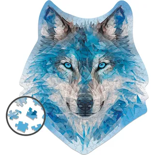 Milliwood Holzpuzzles - Alternative Geometry - Wilder Wolf - 500 Teile