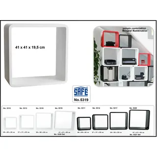 Cubes-Wandregal-Würfel-Design-Regal-Deko-Weiß-41x41x19,5-cm-SAFE-5319