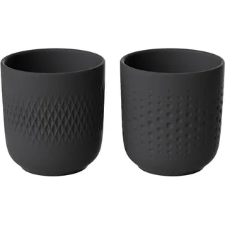 Villeroy & Boch Kaffeetasse 0,28 l Schwarz 2 St.