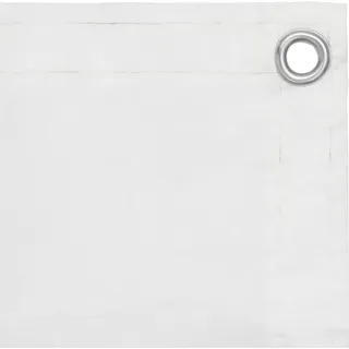 vidaXL Balkon-Sichtschutz Weiß 90x500 cm Oxford-Gewebe - Weiß