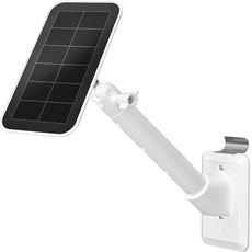 HOLACA Solarpanel Halterung für Ring-Solarpanel, Wasserrohr/Stahlrohr-Verlängerungshalterung mit Universaladapter und Edelstahlhaken,180° verstellbar, kompatibel mit Arlo/Wyze/Eufy/wasserstein