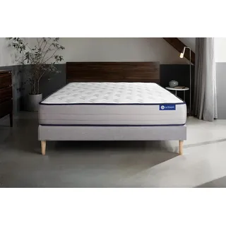 Matratzen- und Lattenrost-Set 90x190 cm - Actiflex Form - Grau