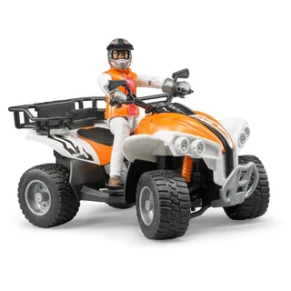 Bruder 63000 - Quad mit Fahrer gelb/grün/schwarz 1:16