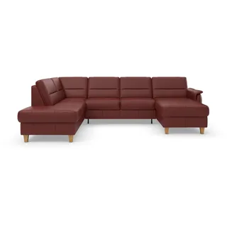 Home Affaire Wohnlandschaft Mikrofaser 3-Sitzer Rot