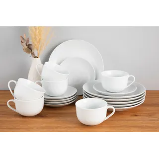 OTTO home Angi Kaffeeservice 18-tlg. weiß
