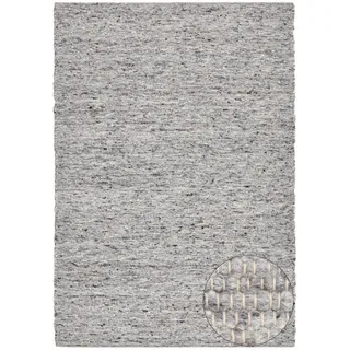 Rug and Roll Handwebteppich Anden 250x300 cm , Dunkelgrau , Textil , Uni , Rechteckig , 250x300 cm , für Fußbodenheizung geeignet , Teppiche und Böden, Teppiche, Webteppiche