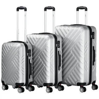 Zelsius Koffer-Set 3-tlg. grau/abs