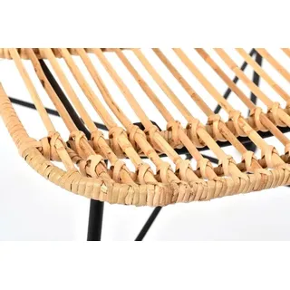 Rattanstuhl LILLY Korbstuhl Flechtstuhl modernes Design Esszimmer Küche Bistro Balkon Terrasse
