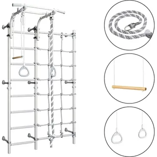 Sprossenwand kinderzimmer Next-3 Weiß | Kletterwand | Turngeräte | Wandmontage - Weiß