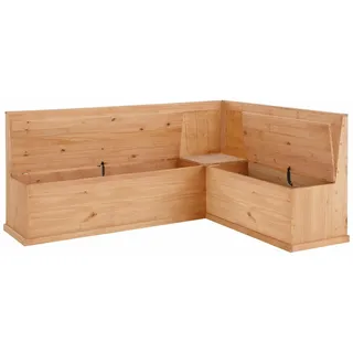 Home Affaire »Sara, TOPSELLER", Eckbank, aus massiver Kiefer in 2 Größen, Stauraummöglichkeiten,