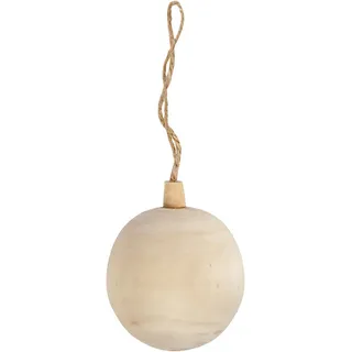 Creativ Company Christbaumschmuck, Holzkugel Weihnachtsschmuck