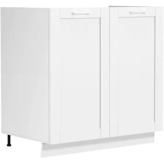 VCM Unterschrank Spülunterschrank 80 x 46 x 82 cm Weiß