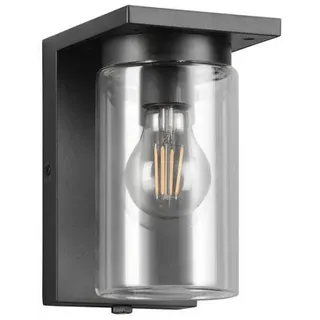 AUßENWANDLEUCHTE , Schwarz , Metall , 11.5x19 cm , Lampen & Leuchten, Leuchtenserien