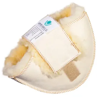 Queralto QA-00714/09 Antidekubitus Ellenbogen- oder Knöchelschutz aus natürlicher Wolle, Lambskin
