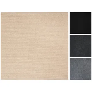 Vieshful 20 Stück Selbstklebende Teppichfliesen 50x50 cm Beigebraun