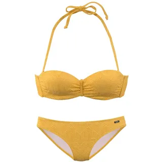 Buffalo Bügel-Bandeau-Bikini Damen gelb Gr.32 Cup A