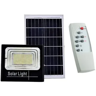 Leuchtturm LED Solar 100W Kaltlicht Im Rampenlicht Externe Startseite Remote